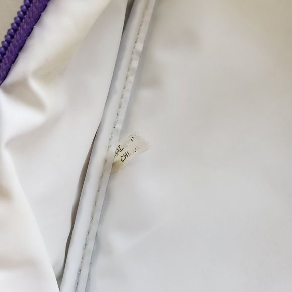 Lisa Frank Y2K Tiger Purple Insulated Lunch Box Double Zip Adjustable Strap - Picture 9 of 14